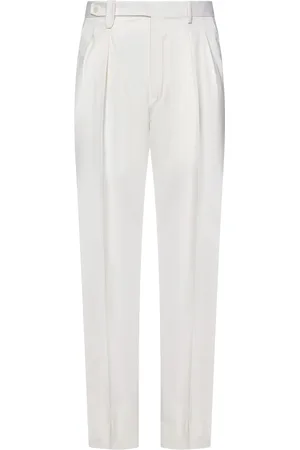 BRIONI Elegant Cotton Silk Poplin Trousers