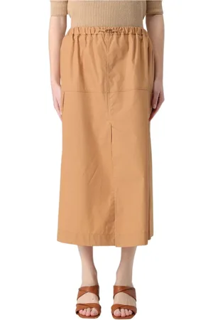 Twin-Set Midi Skirts, female, , XS, Midi Skirt with Slit