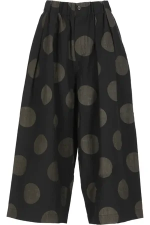 UMA WANG Wide Trousers, female, , L, Polka Dot Palazzo Trousers