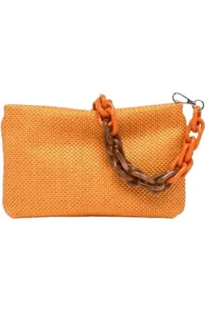 Gianni chiarini Clutches, female, , ONE SIZE, Straw Brenda Clutch Bag