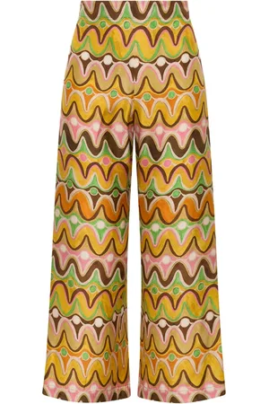 Maliparmi Wide Trousers, female, , S, Collection Print Trousers