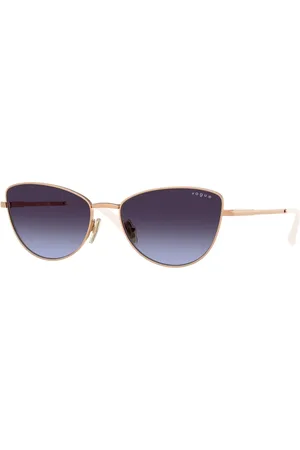 vogue Sunglasses, unisex, , 56 MM, Butterfly Style Sunglasses in Rose Gold