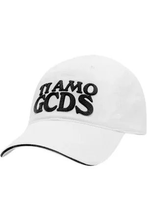 GCDS Caps, female, , ONE SIZE, Cotton embroidered cap with love