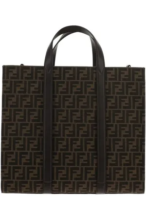 Fendi Tote Bags, male, , ONE SIZE, Iconic FF Print Tote Handbag