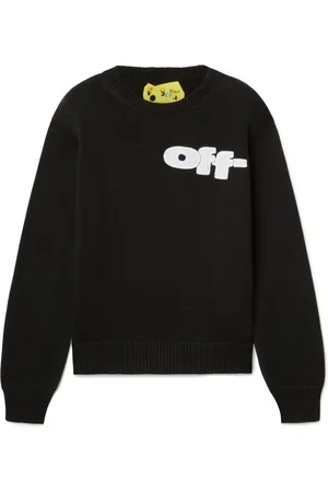 OFF-WHITE Graphic Knit Crewneck Jumper