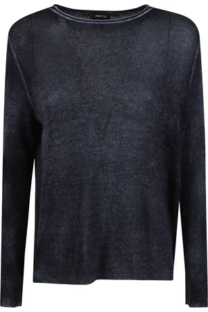 AVANT TOI Hand-painted Navy Cashmere Jumper