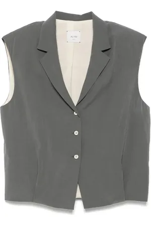 ALYSI Vests, female, , 2XS, Grey Peach Touch Vest with Straps