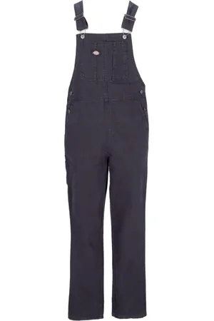 Dickies Jumpsuits, female, , M, Canvas Bib and Brace Long Trousers