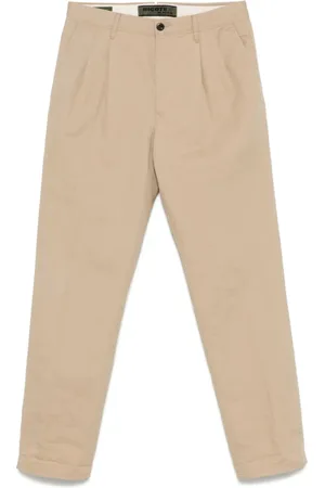 Incotex Chinos, male, , W33, Sand Button Jeans