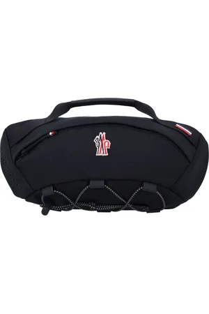 Moncler Handbags, male, , ONE SIZE, Nylon Belt Bag with Leather Trim