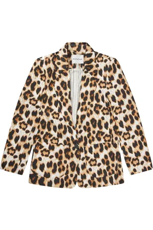 Munthe Blazers, female, , XL, Leopard Print Blazer with Elegant Design
