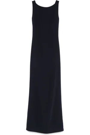 P.A.R.O.S.H. Midnight Sleeveless Dress with Dart Detailing