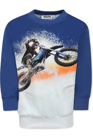 Molo Sweatshirts, unisex, , 2 Y, Motocross Rider Sweatshirt