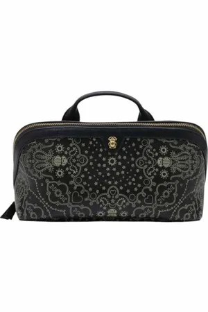 CLARIS VIROT Toilet Bags, female, , ONE SIZE, Bandana Print Leather Toiletry Bag