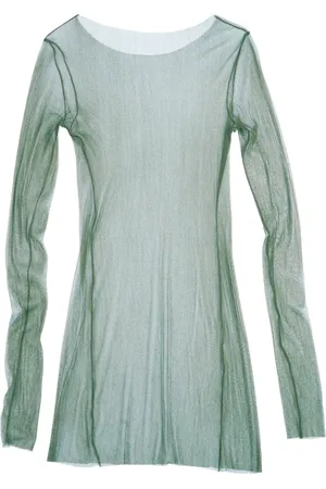 Cortana Long Sleeve Tops, female, , S, t de tul, top vert fonce