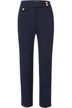 VERONICA BEARD Navy Slim Renzo Trousers
