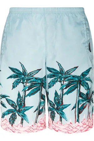 Palm Angels Graphic Print Swim Shorts in