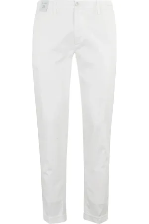 RE-HASH Chinos, male, , W36, Stylish Chinolino Trousers with Turn-Up