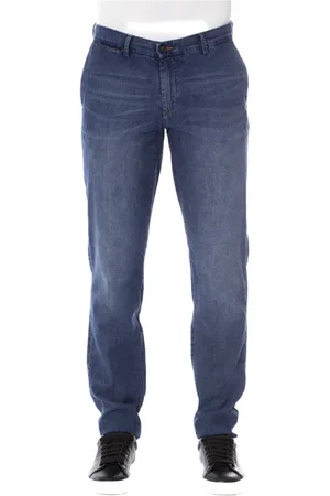 Trussardi Denim Jeans - Button and Zip Closure
