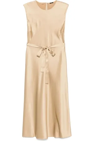 Joseph Sleeveless Dress with Removable Belt