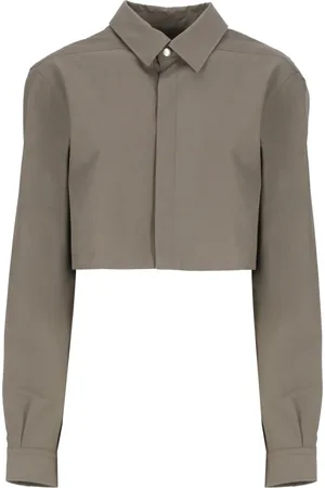 Rick Owens Cotton Shirt with Collar