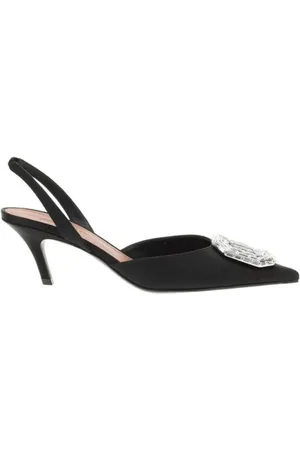 Amina Muaddi Pumps, female, , 4 UK, Crystal Slingback Pumps
