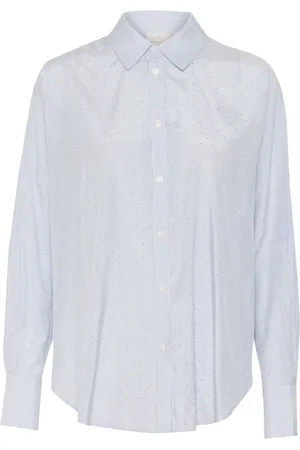 Kaffe /White Stripe Shirt Blouse