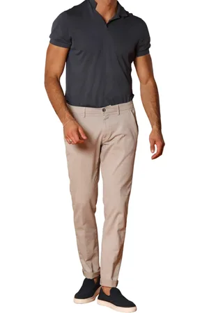 Masons Slim Fit Jacquard Chino Trousers
