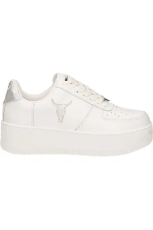 Windsor Sneakers, female, , 6 UK, Leather Sneaker Recharge Glitter Logo