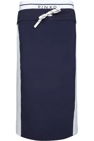 Pinko Midi Skirts, female, , M, Skirt with Sporty Side Stripes