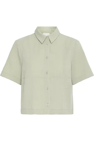 Ichi Shirts, female, , XS, Stylish Blouse with Short Sleeves