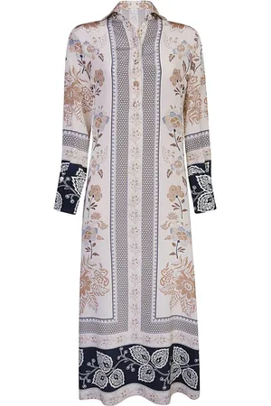 ELEVENTY Maxi Dresses, female, , 2XS, Printed Caftan Dress