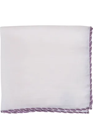 ELEVENTY Linen Embroidered Clutch