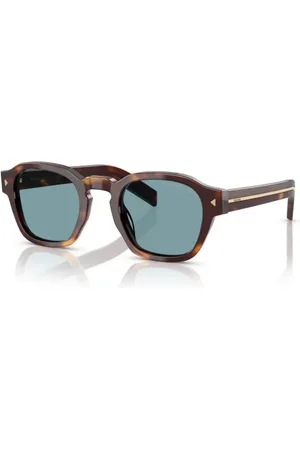 Prada Sunglasses, unisex, , 52 MM, Stylish Polarized Sunglasses Green Lenses