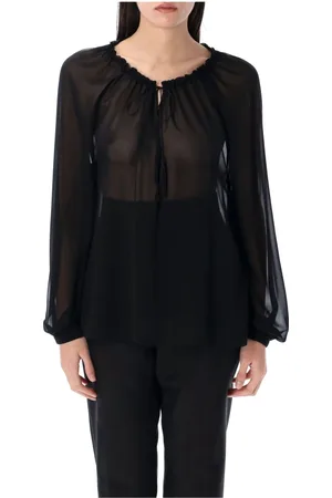 Tom Ford Silk Blouse with Drawstring