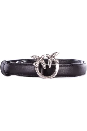Pinko Belts, female, , XS, Logo Detail Leather Belt
