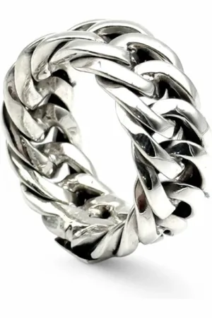 Jalan Jalan Silver Gourmette Chain Ring