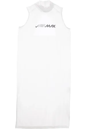 Nike Sleeveless Long Dress with Logo Print