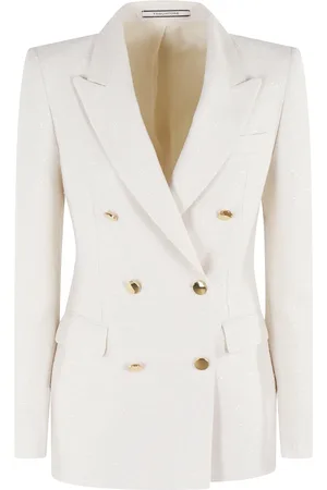TAGLIATORE Double-Breasted Jacket Straight Pockets