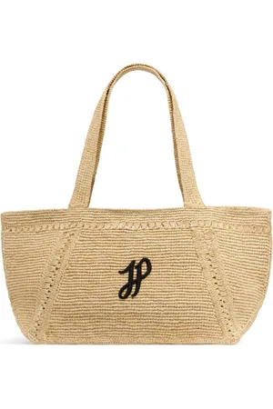 Patou Tote Bags, female, , ONE SIZE, Embroidered Logo Tote Bag