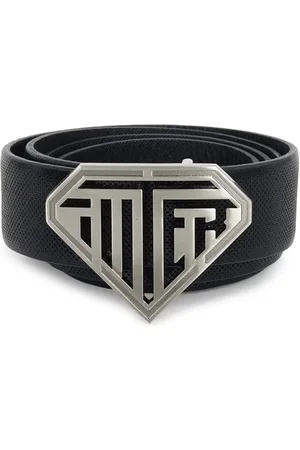 IUTER Leather Logo Belt for Men