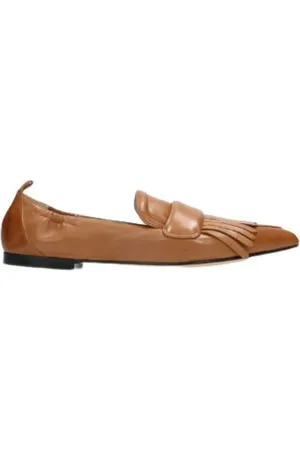 Pomme D´Or Loafers, female, , 4 UK, Leather Loafer with Fringes