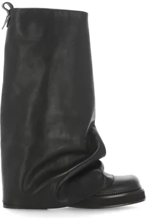 The Attico High Boots, female, , 6 UK, Square Toe Draping Boots