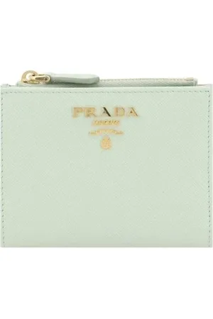 Prada Wallets & Cardholders, female, , ONE SIZE, Elegant Leather Bifold Wallet with Monogram