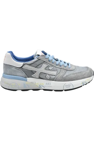Premiata Casual Laced Shoes Grigio Azzurro