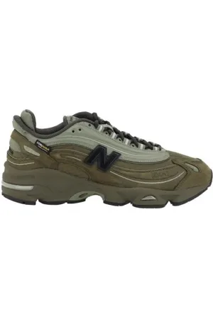 New Balance Sneakers, male, , 10 UK, Mesh Trainers with Leather Details