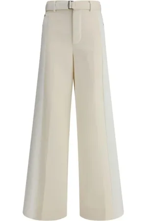 SACAI Wide Trousers, female, , S, Sophisticated Denim Trousers with Tailored Style