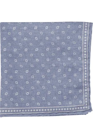 ELEVENTY Scarves, unisex, , ONE SIZE, Geometric Wool Cotton Pochette Fantasy