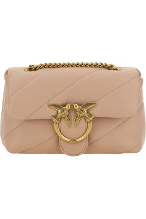 Pinko Love Mini Puff Leather Shoulder Bag