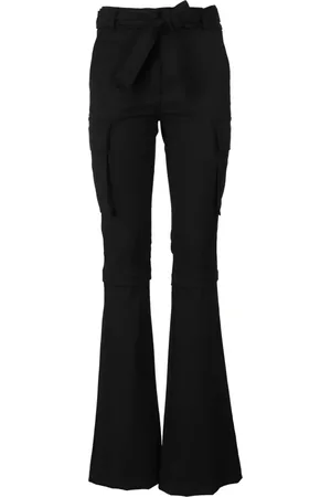 ANDREA ADAMO Wide Trousers, female, , S, Multipocket Flare Trousers